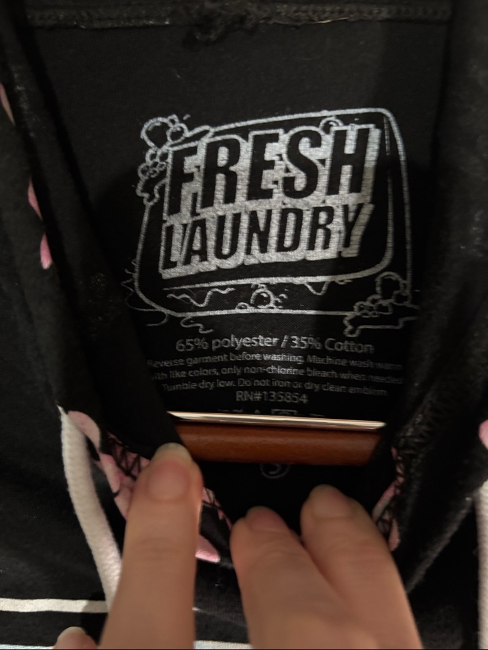 Fresh Laundry Black Sakura Scenic Short-Sleeve Hoodie - Picture 2 of 9